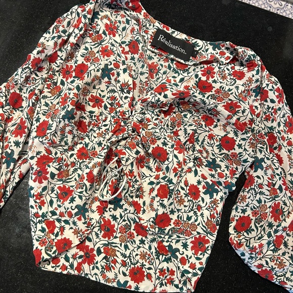 **SOLD** REALISATION PAR The Bennie Top in White Batik - Picture 5 of 7